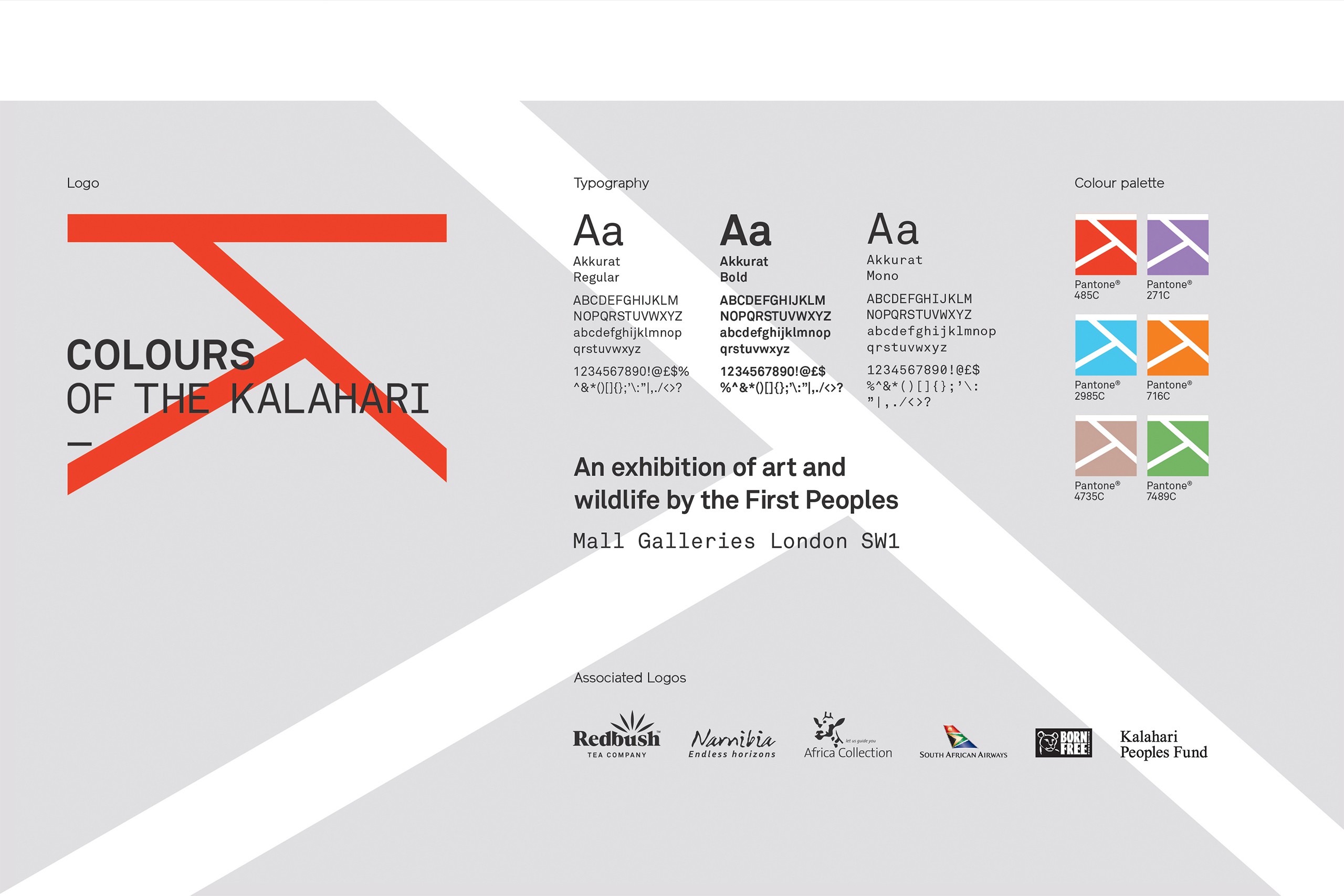 Colours of the Kalahari - Brand identity & exhibition