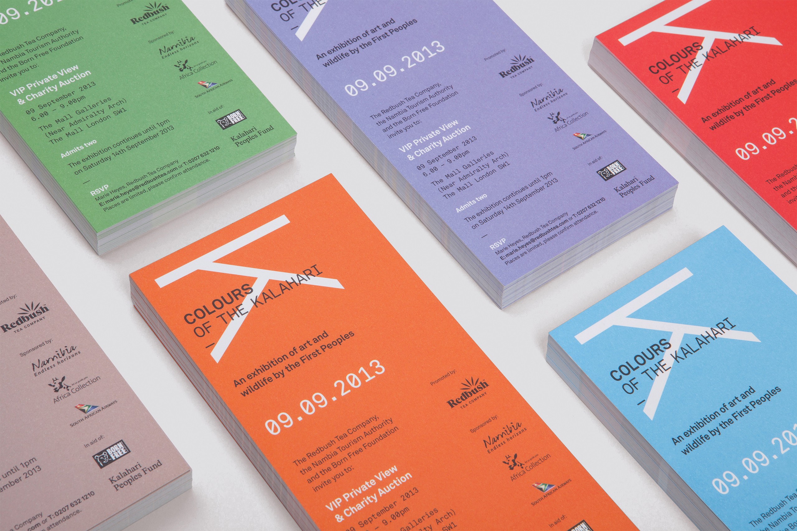 Colours of the Kalahari - Brand identity & exhibition