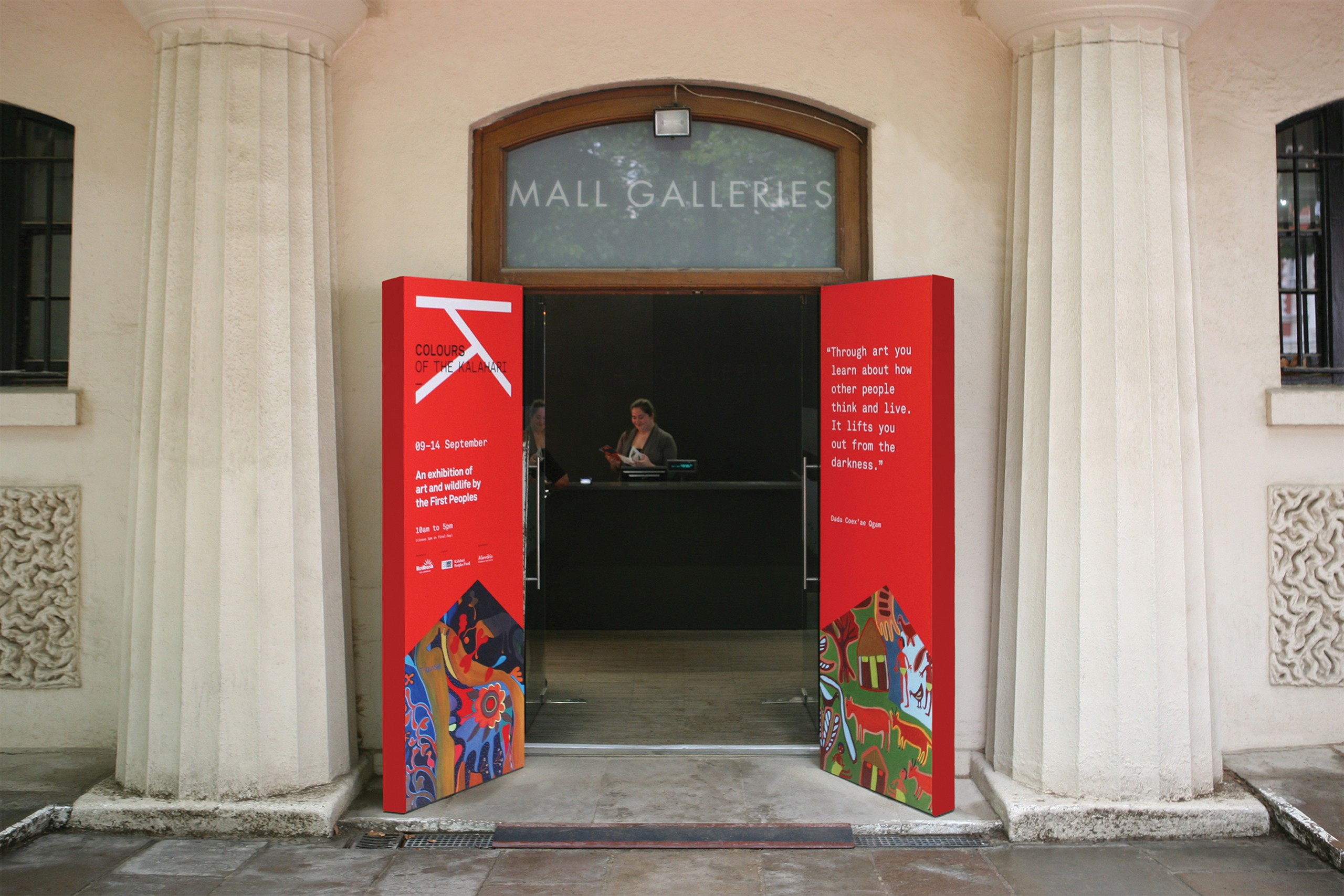 Colours of the Kalahari - Brand identity & exhibition