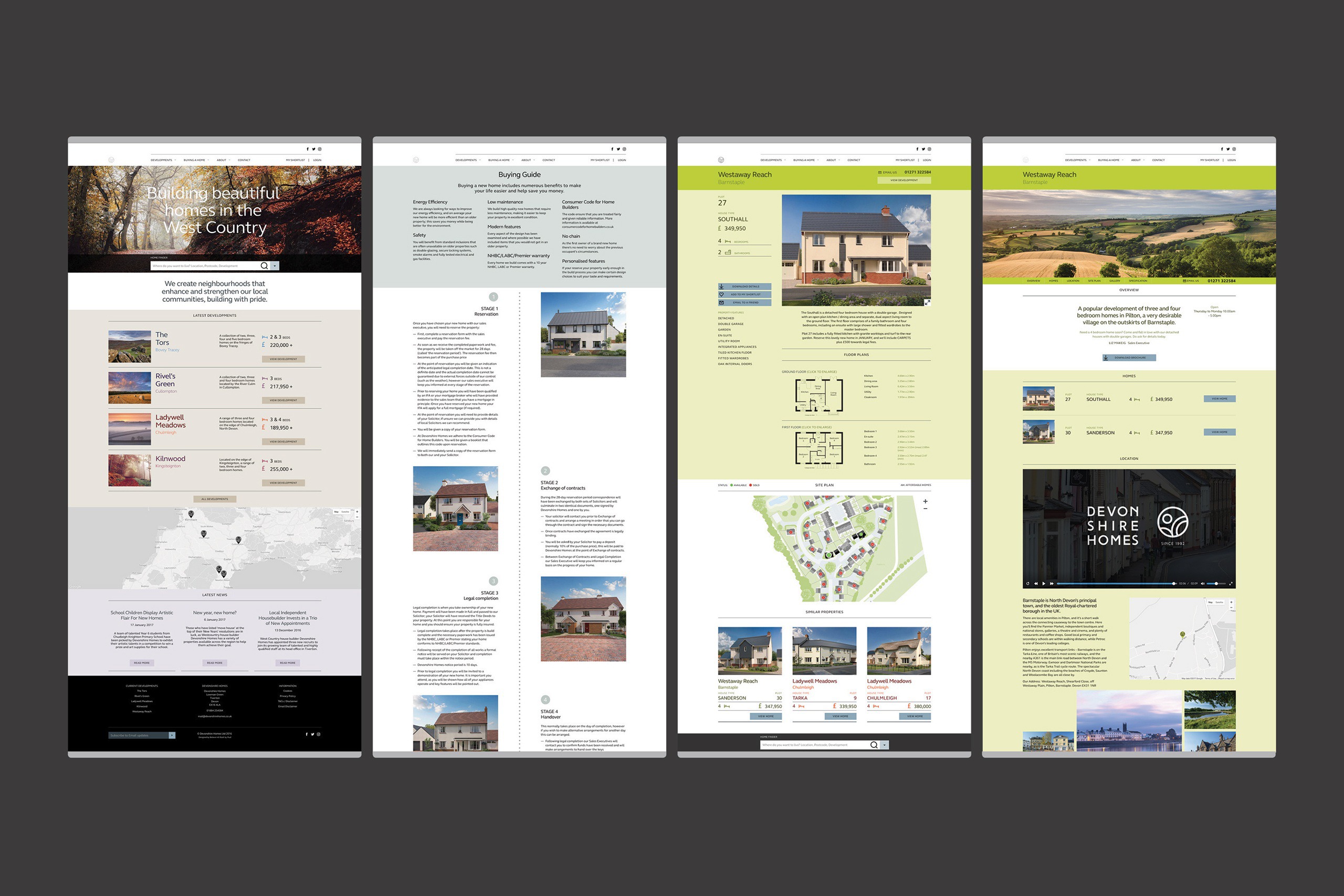 Devonshire Homes - Brand development