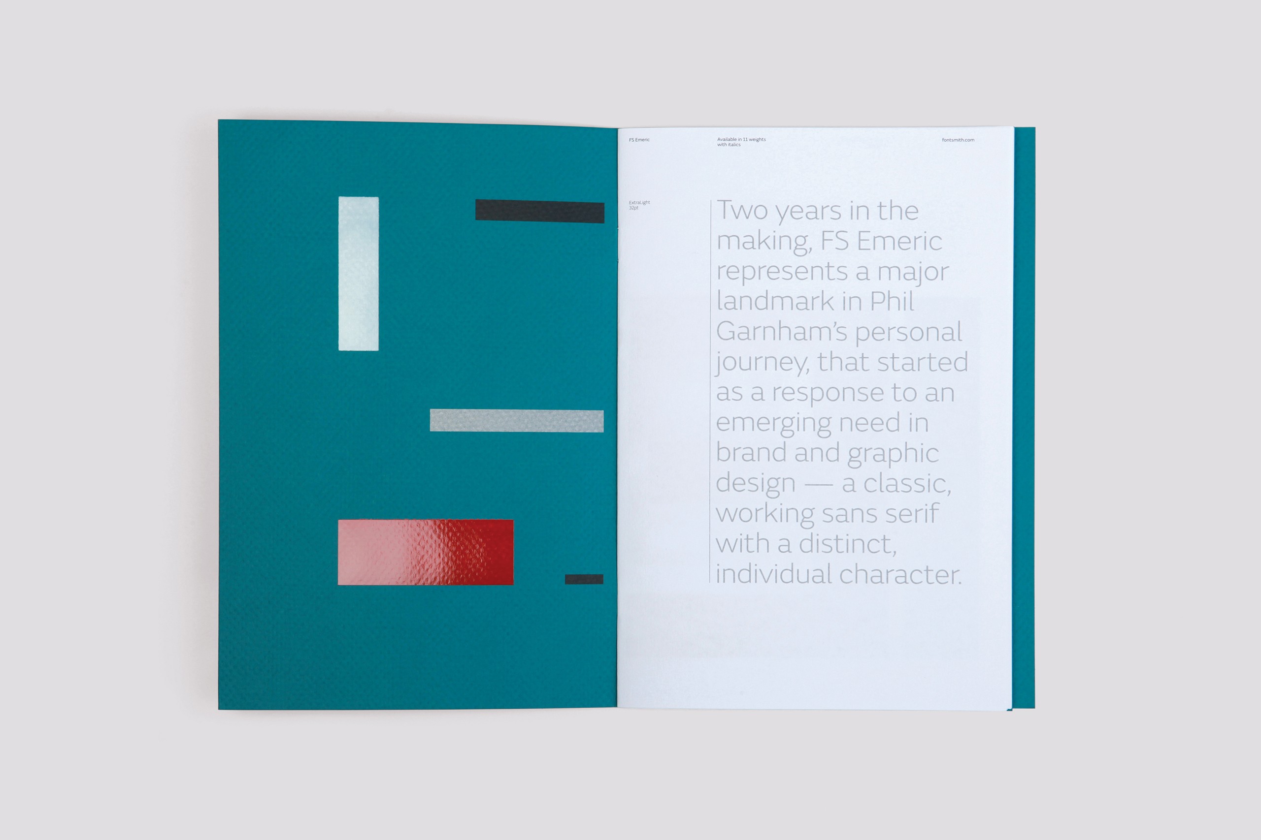 Fontsmith - FS Emeric launch campaign and poster series