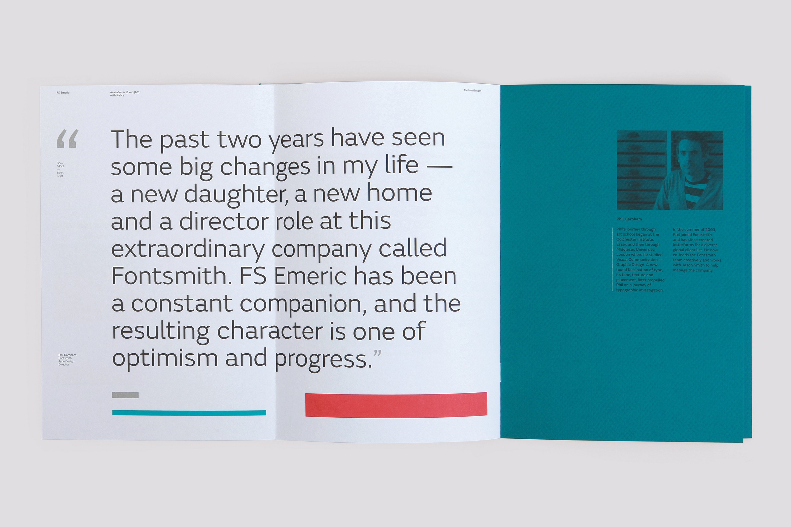 Fontsmith - FS Emeric launch campaign and poster series