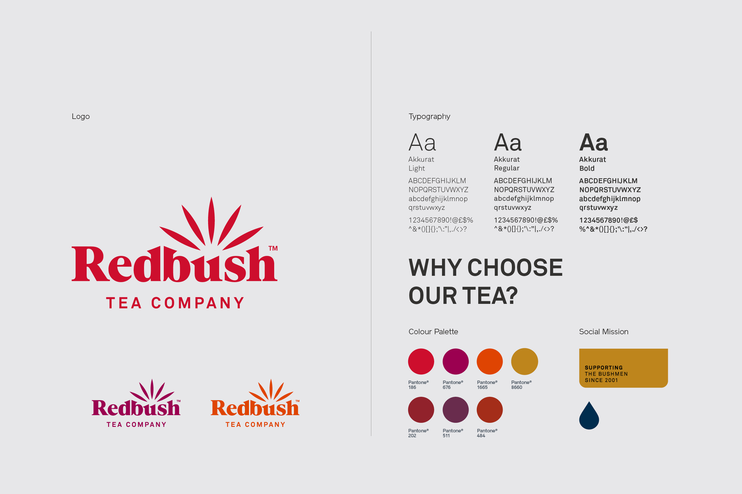 Redbush Tea Company - Brand & packaging