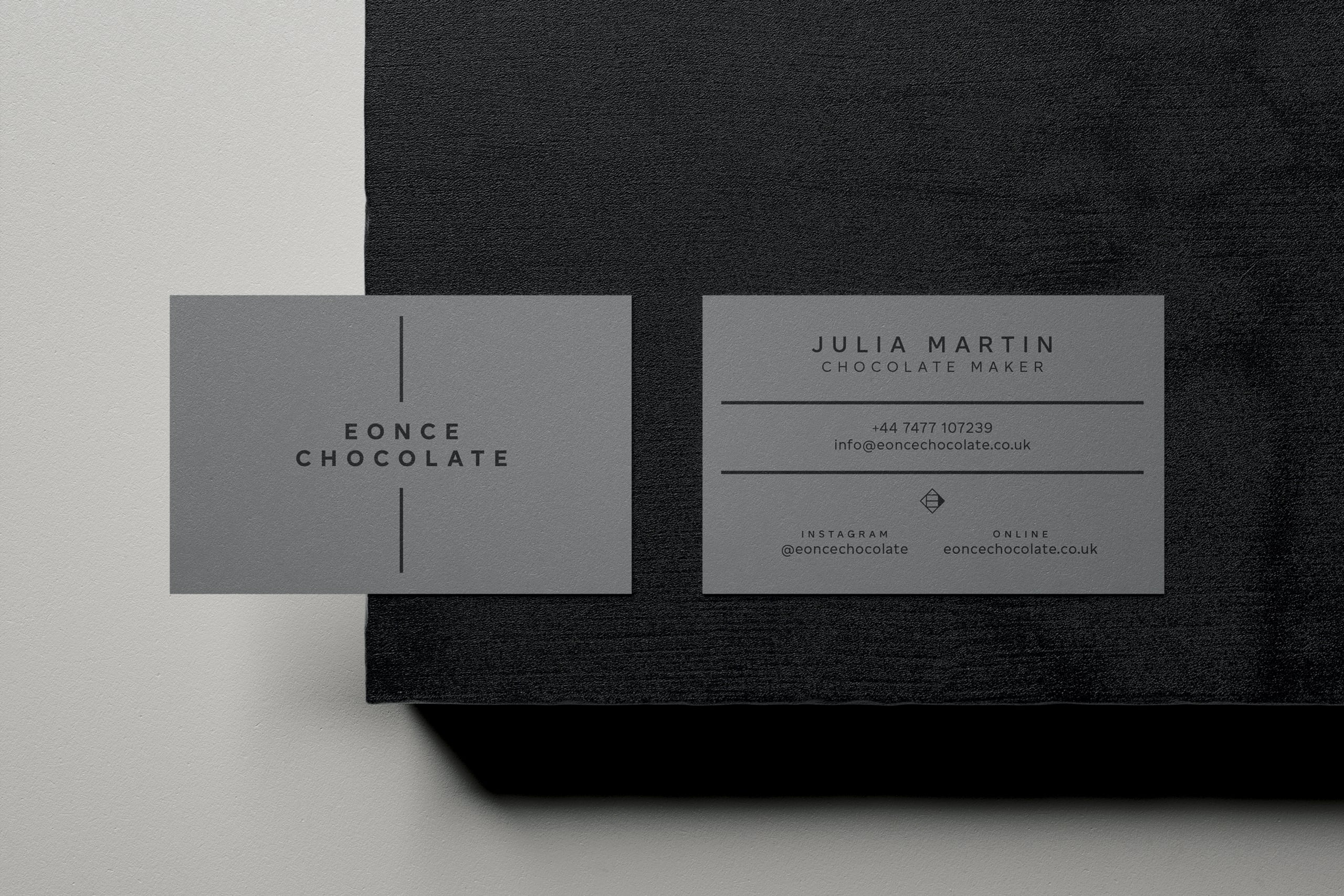 EONCE CHOCOLATE - Brand identity & packaging